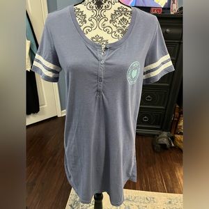 Just be size medium blue short sleeve night shirt